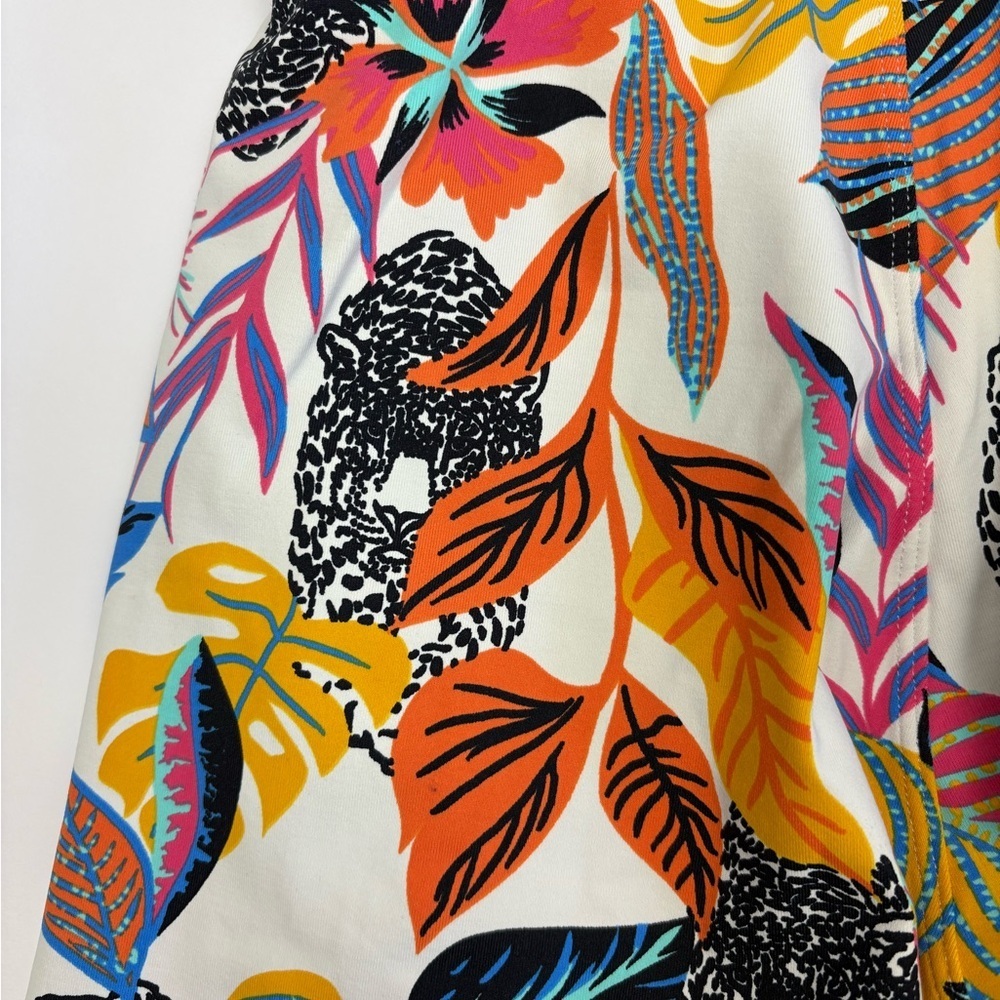 Dona Jo Pickleball Skort Tropical & Tiger Print Very Good Condition Preppy Sport - Picture 5 of 10